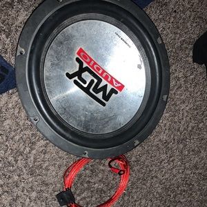 Mtx 10” sub and 400 watt amp
